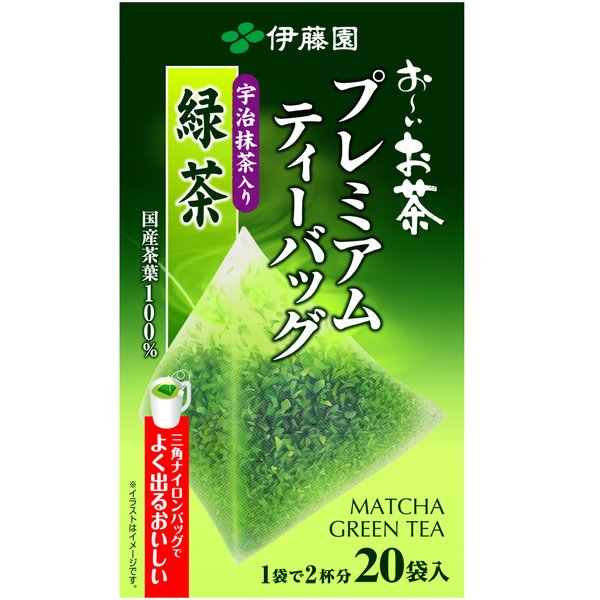 Itoen Зеленый чай в пакетиках Premium коробка 20 шт. (122358)