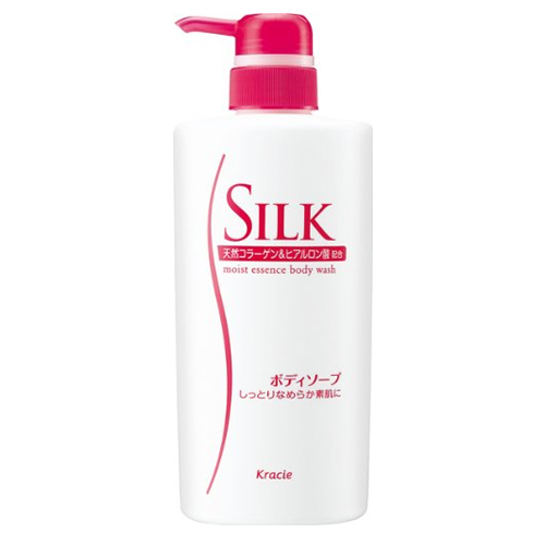 «SILK» Увлажняющие мыло для душа с природным коллагеном, 520 мл (175007)