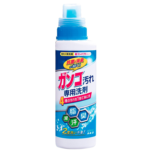 KANEYO Жидкое средство для стирки сильно загрязненного белья с антибактериальным эффектом, 400 мл (230467).