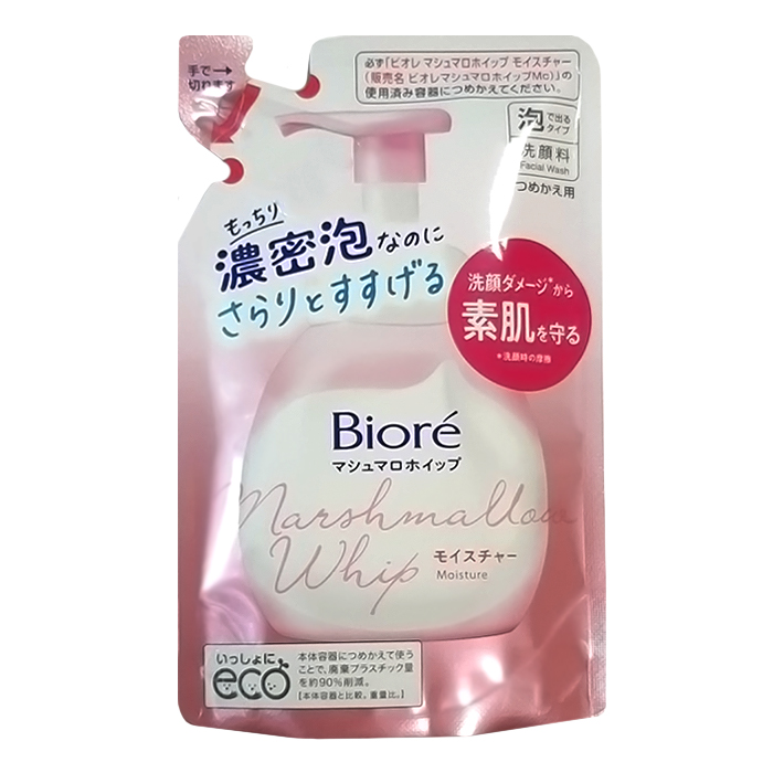 Пенка для умывания лица с нежным цветочным ароматом Kao «Biore» Marshmallow Whip см/уп, 130 мл. (250261)
