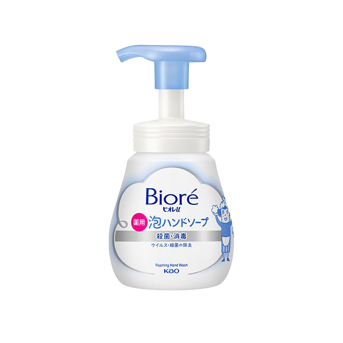 KAO «Biore U» - Жидкое мыло-пенка для рук с антибактериальным эффектом, диспенсер 240 мл. (415981)