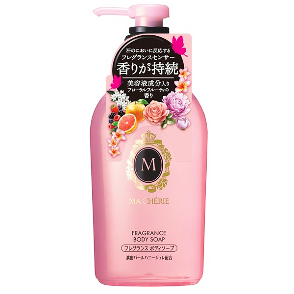 SHISEIDO Ma Cherie Парфюмированное жидкое мыло для тела, цветочно-фруктовый аромат, 450 мл. (455911)