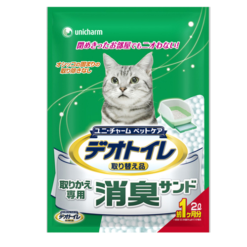 Unicharm «DeoToilet» - Наполнитель для кошачьего туалета, на неделю, мягкая упаковка 2 л. (628348)