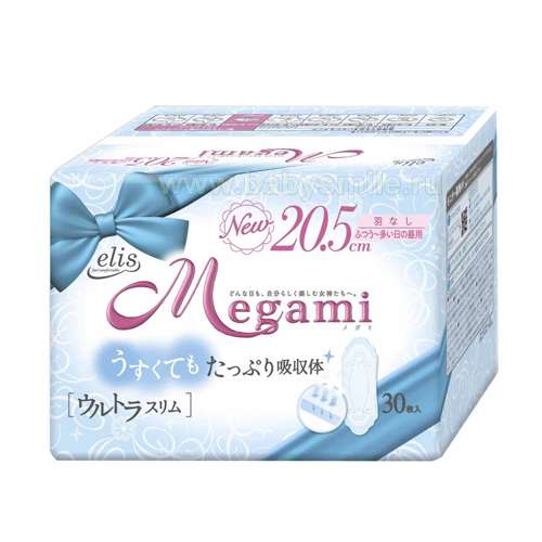Daio Paper «Elis-Megami Mini» - Женские гигиенические прокладки без крылышек(день), 30 шт. (788334)