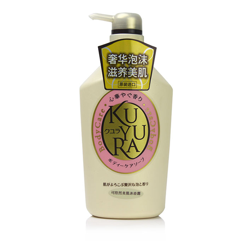 Shiseido «Kuyura» - Увлажняющее жидкое крем-мыло для тела, с цветочным ароматом, диспенсер 550 мл. (836253)