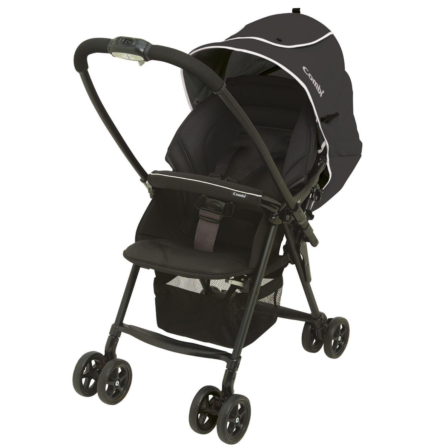 COMBI - детская коляска WELL COMFORT black (114366) - BK (Model 2015)