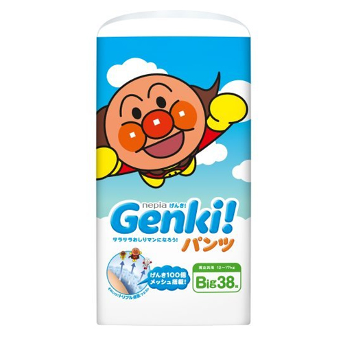 Японские трусики Genki - Big (12-17кг) - 38шт