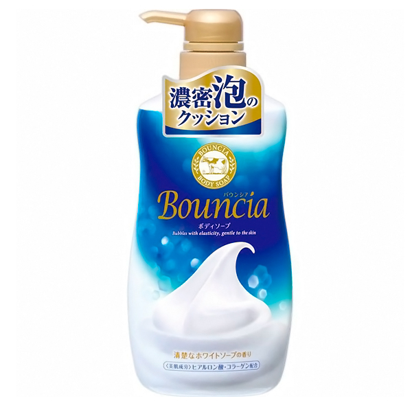 Cow Brand «Bouncia» - Жидкое увлажняющее мыло для тела c цветочным ароматом, 550 мл. (003261)