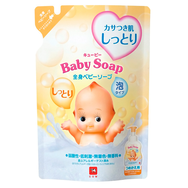 Cow Brand «Kewpie» - Детская увлажняющая крем-пенка для волос и тела, см/уп 350 мл. (004251)