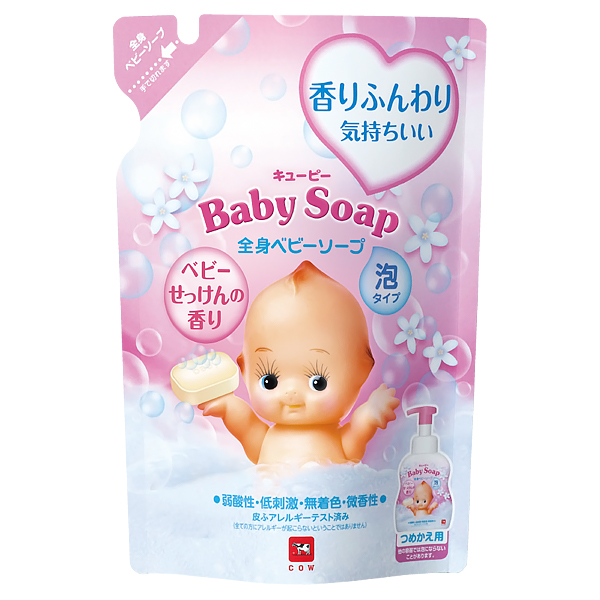 COW Kewpie- Детское жидкое мыло для тела с увлажняющим эффектом, аромат свежести, см/б 350 мл.(005197)