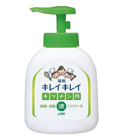 Lion "Kireikirei" Жидкое антибактериальное мыло для рук с апельсиновым маслом для применения на кухне, 250 мл (007333)