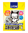 LION Pet Наполнитель антибактериальный для кошачьего туалета "Поглощение запаха" ,без аромата, пакет 5 л. (011250)