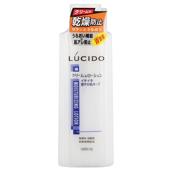Mandom Lucido Drying Lotion Мужской увлажняющий и освежающий лосьон с антибактериальным эффектом без запаха 140мл. (078019)
