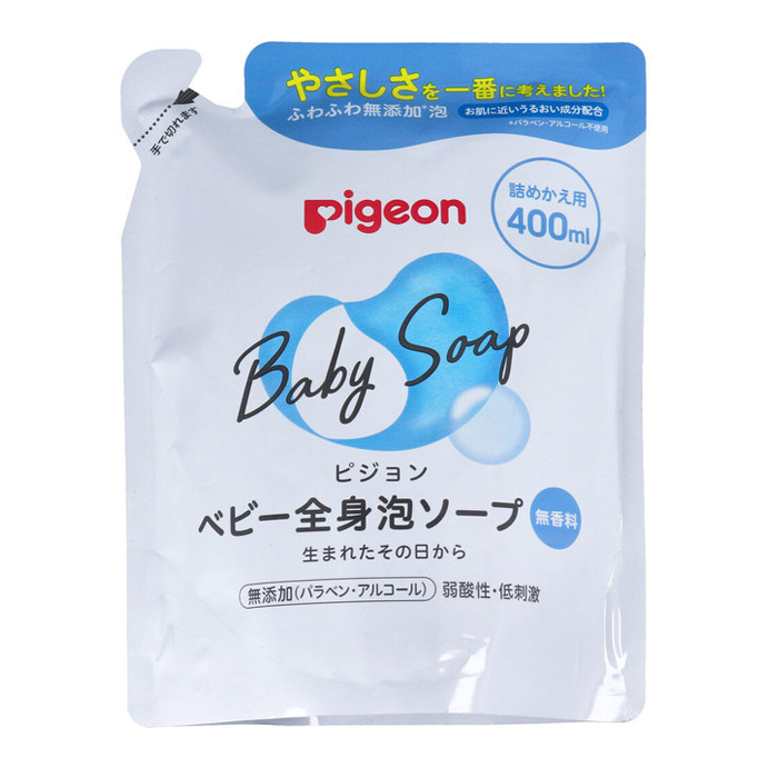 Pigeon Мыло-пенка для младенцев 400 мл. сменный блок. (084406)