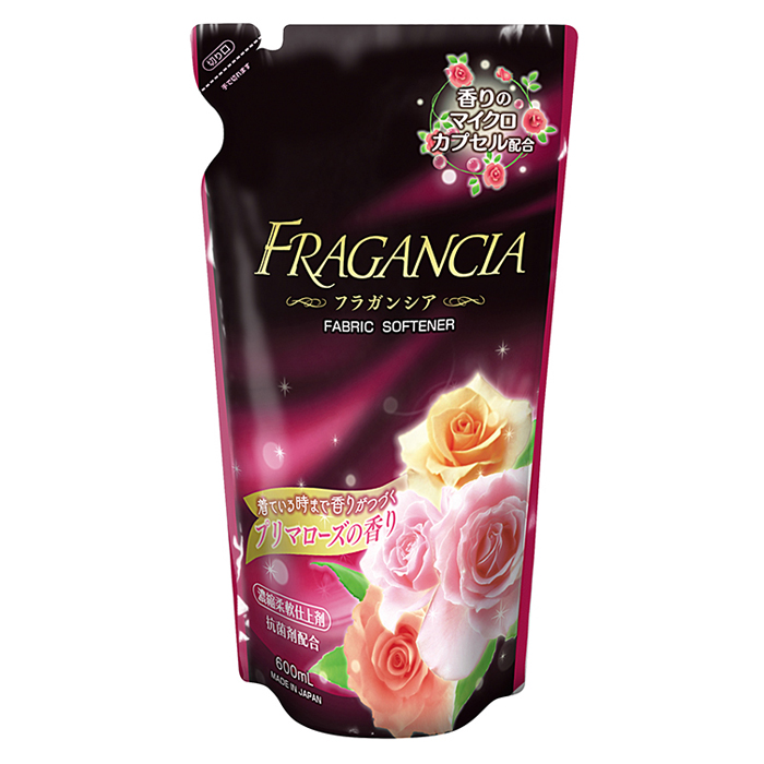 Rocket Soap Fragancia Prima Rose - Концентрированный кондиционер для белья с длительным дезодорирующим эффектом, с ароматом роз, мягкая упаковка 600 мл. (091789)