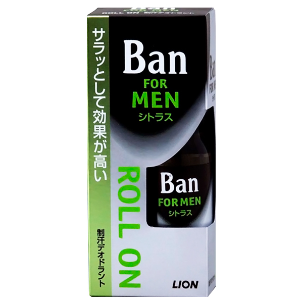 LION Ban Мужской дезодорант-антиперспирант с легким ароматом цитрусовых, 30 мл.  (533696)