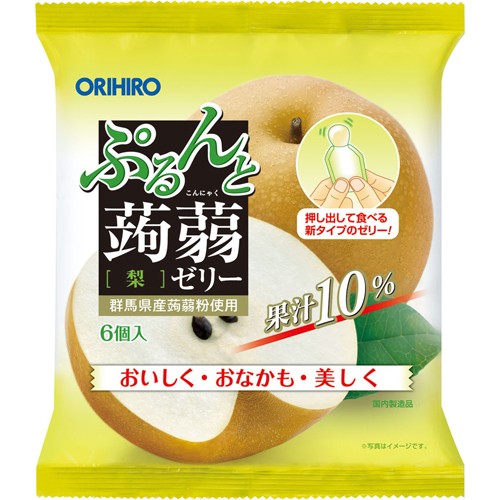 Health Orihiro, Желе КОННЯКУ, груша японская,порционное,120г. (255644)