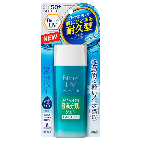 КAO Biore UV Aqua Rich Солнцезащитный увлажняющий гель для тела SPF 50 , 90 мл. (333186)