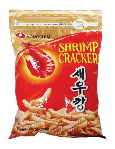 Nongshim Креветочные чипсы, запеченные, 400 г. (215539)