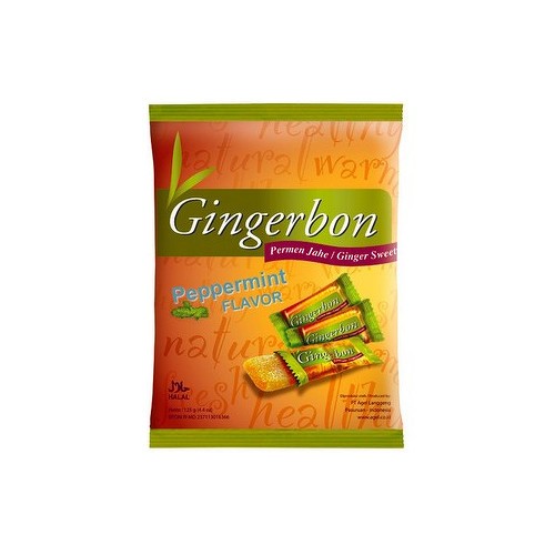 AGEL Имбирные конфеты GINGERBON с мятой, 125г. (301467)