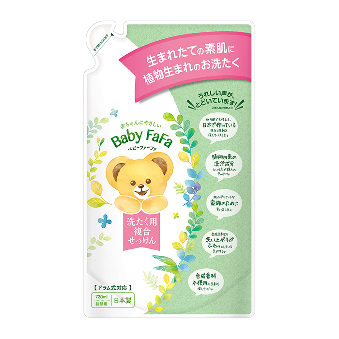 Nissan FaFa Baby FaFa Натуральное жидкое мыло для стирки детского белья, з/б, 720 мл. (143491)