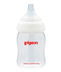 Бутылочка д/кормления PIGEON Перистальтик Плюс с широким горлом 160 мл. с 0 мес. (143707)