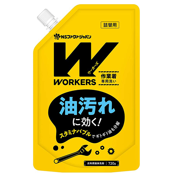 Nissan Workers Жидкое средство для стирки сильнозагрязненного белья и рабочей одежды, з/б, 720 мл. (144696)