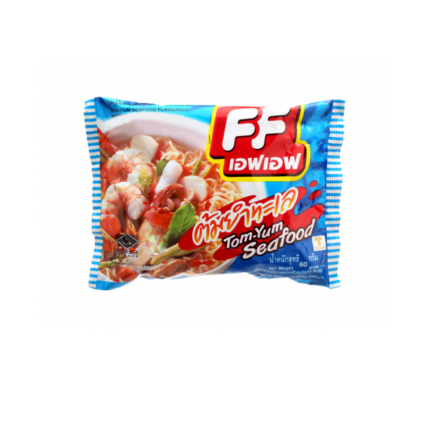 Sea food Tom Yum Лапша быстрого приготовления FF со вкусом Том яма, 60г. (370824)