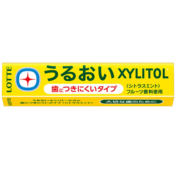 Lotte Xylitol Cytrus mint Gum Жевательная резезинка со вкусом цитруса и мяты, 21 г. (204470)