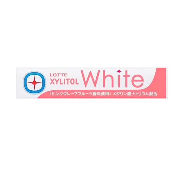 Lotte Xylitol White Pink Grapefruits Жевательная резинка cо вкусом розового грейпфрута, 21 г. (204524)