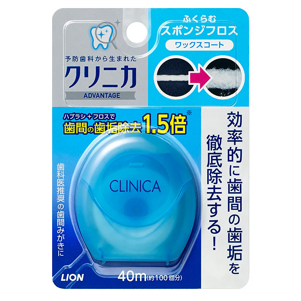 Зубная нить на основе воска Lion « Clinica Sponge Floss» (207825)