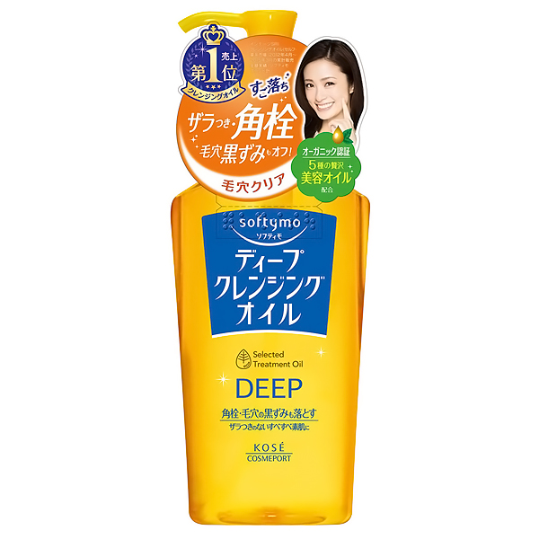 KOSE COSMEPORT Softymo Гидрофильное масло для глубокого очищения лица и снятия макияжа, 200 мл. (310818)