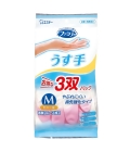 ST Family Перчатки виниловые тонкие с антибактериальным эффектом, размер M (розовые), 3 пары (727674)