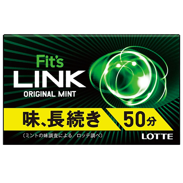 Lotte FITS Link Original Mint Жевательная резинка, Свежая мята (126352)