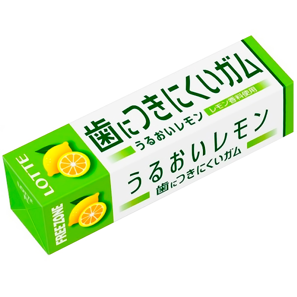 Lotte FREE ZONE GUM (LEMON) Жевательная  резинка, 25,2 гр. (148576)