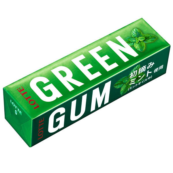 Lotte Green Gum (Грин Гам) Жевательная резинка, 26,1 гр. (368307)