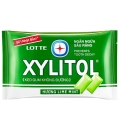 Lotte Xylitol Lime Mint Жевательная резинка со вкусом лайма и мяты, блистер, 11,6 гр. (000327)