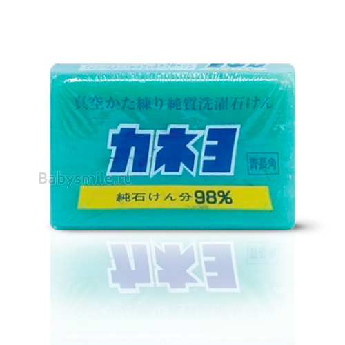 Kaneyo (98% жирных кислот) - Хозяйственное мыло для стирки, в вакуумной упаковке 190 гр. (240015)
