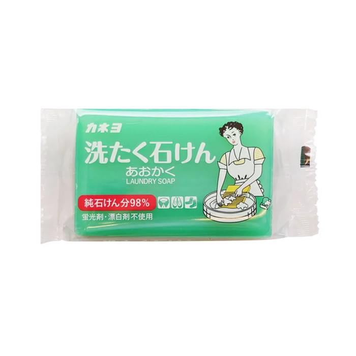 KANEYO 98% жирных кислот Хозяйственное мыло для удаления загрязнений с воротников и манжет, 150 гр. (240442)