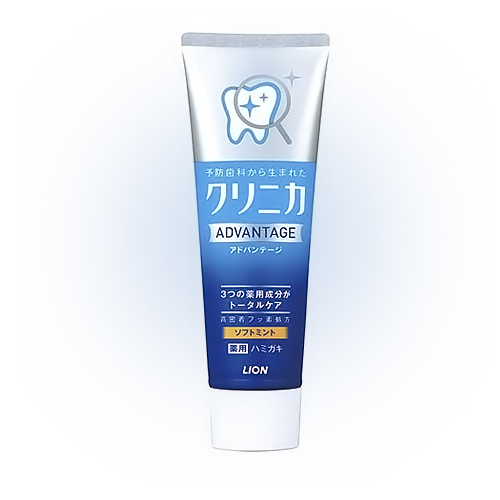 Lion «Clinica Advantage soft mint» - Зубная паста комплексного действия с ароматом нежной мяты, туба 130 гр. (205692)