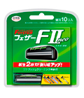 Запасные кассеты с двойным лезвием для станка Feather F-System «FII Neo» 10 шт. (242118)