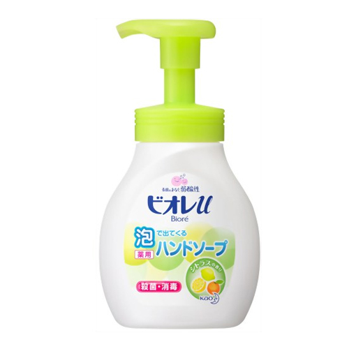 Пенное мыло для рук с ароматом цитруса «Biore U» 280 мл. (254924)