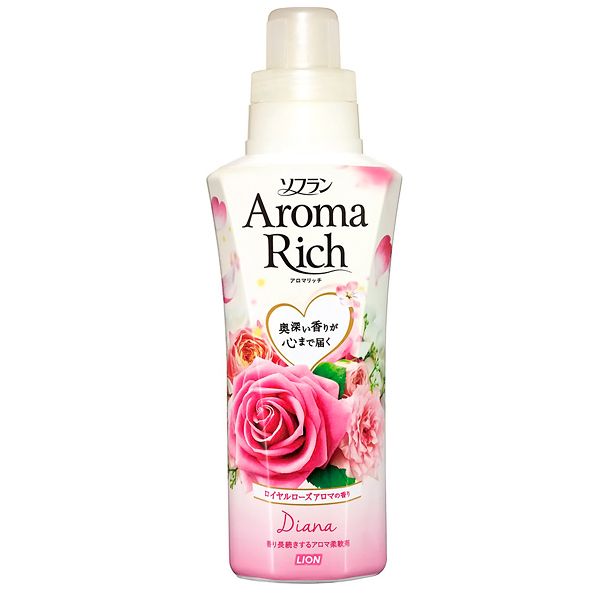 Lion Aroma Rich Кондиционер для белья Diana флакон 600 мл (231714)