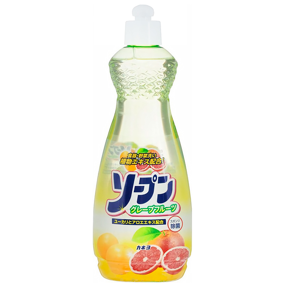 Kaneyo Средство для мытья посуды, овощей и фруктов с ароматом грейпфрут, 600 мл.(271842)