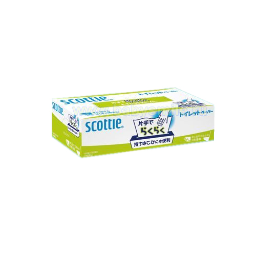 Crecia «Scottie» - Туалетная бумага в коробке, трехслойная 100 л. (291006)