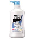 Kao Mens «Biore» - Увлажняющий и дезодорирующий гель для душа с антибактериальным действием с ароматом мыла, диспенсер 440 мл. (306098)