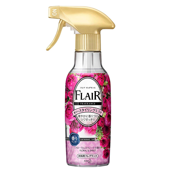 КAO Flair Fragrance- Разглаживающее средство для одежды с дезодорирующим эффектом,цветы,270 мл. (306876)