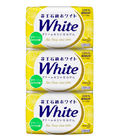 KAO "White" Мыло-крем с ароматом свежих цитрусов, 3 х 130 гр.(309242)