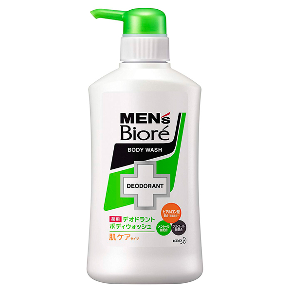 КAO  Mens Biore -Пенящееся мыло для тела с противовоспалительным и дезодорирующим эффектом,с цветочным ароматом,диспенсер 440 мл. (312839)