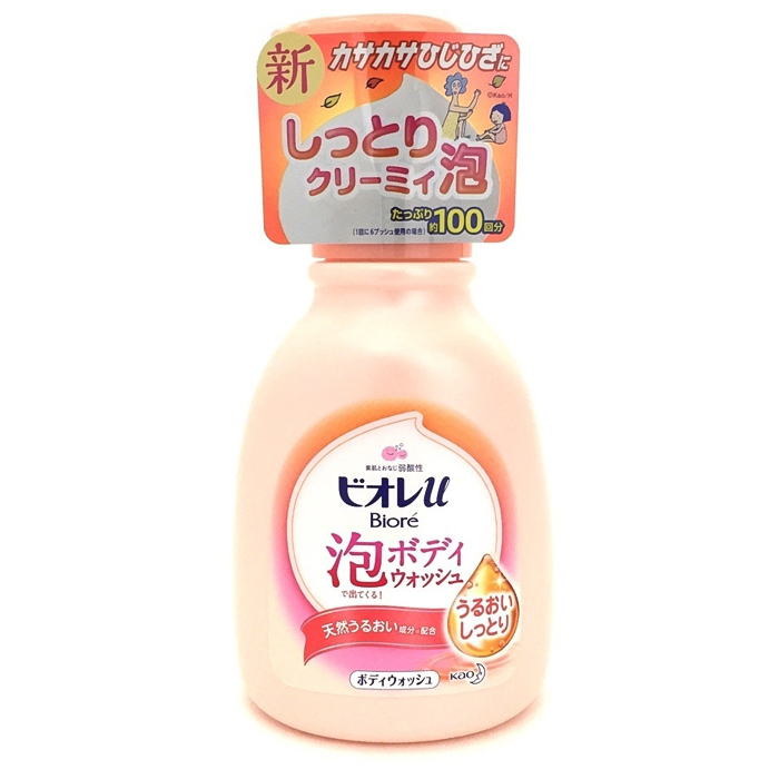 КАО Biore Нежное пенное мыло для тела с цветочно-фруктовым ароматом, 600 мл.
